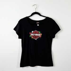 Harley Davidson black graphic tee